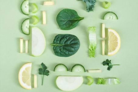 sliced fruit and vegetables